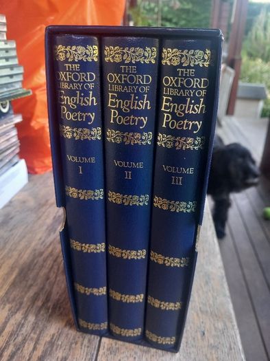 Oxford Library of English Poetry, x3, hardback, D18 post 8e, as new