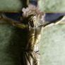 Antique 7"  Crosses - Crucifix Image 9