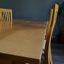 Solid Maple Table & 6 High Backed Maple Chairs Image 5