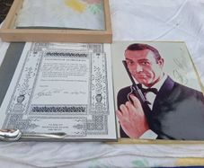 Sean Connery Signed photo(With C.O.A)