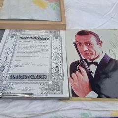 Sean Connery Signed photo(With C.O.A)