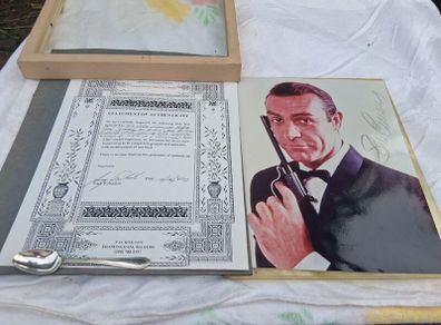 Sean Connery Signed photo(With C.O.A)