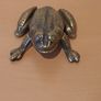 Antique solid brass frog, ashtray or earring holder Image 2