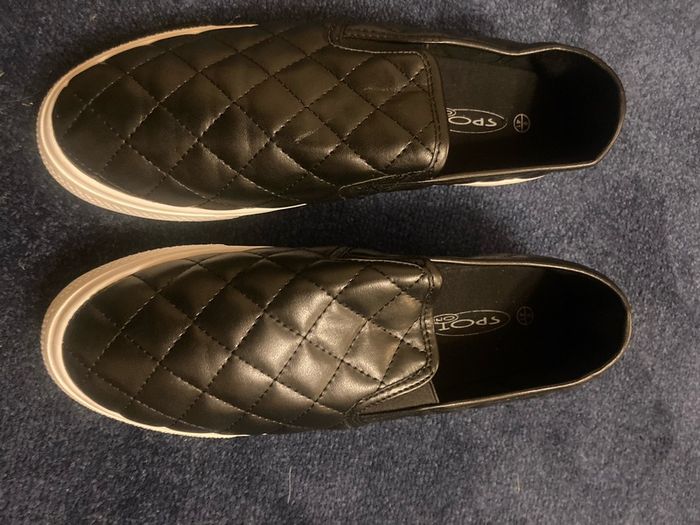 Black Casual Slip On Shoes. BNIB