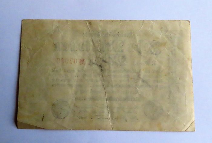 Antique German banknotes & commemorative bank note coins in wood case