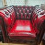 Chesterfield 3 seater and two chairs Image 8