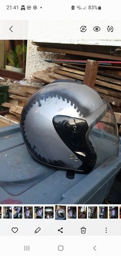 Motorbike helmet