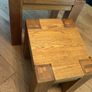 Set of 2 Solid Oak Nest of Tables Image 3