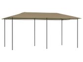 Gazebo 3x6x2.6 m Taupe 160 g/sq. meter
