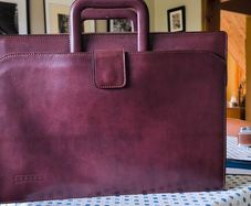 Texier Leather Briefcase