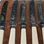 Walker & Hall Sterling Silver Collared Set Of Six Knives(1940) Image 3