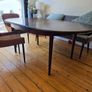 Elegant Mid-Century Modern Extendable Dining Table Image 3