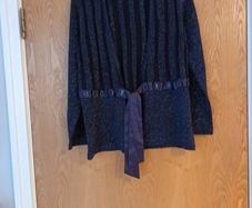 Frank Saul  (London)  Cardigan. S. M. 12-14.  New-No Tag.