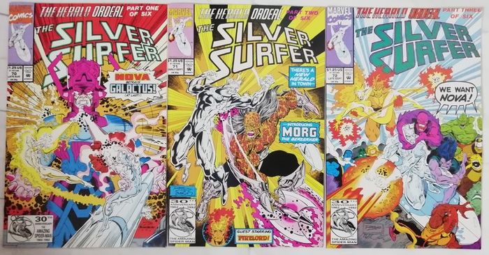 Silver Surfer #'s 70-75 Complete Set - The Herald Ordeal Parts 1-6 (1992)