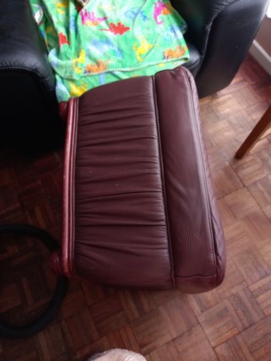 large pouffe/footstool