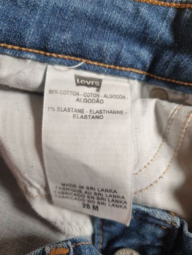 womens LEVI's San Francisco slight curve skinny dark blue denim jeans Size 6 W 28 L 30 zip fly