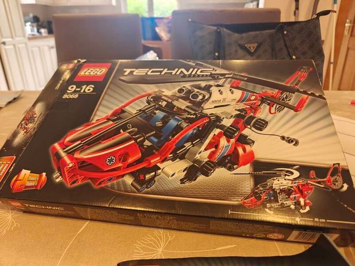 LEGO Technic 8068 Rescue Helicopter - Loose Parts Only (100% Brick Complete