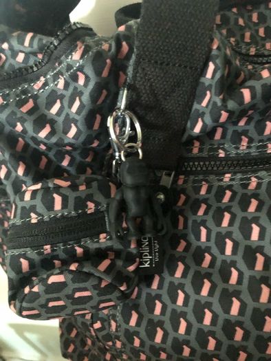 Kipling Art M Baby Bag with changing mat, bottle holder, pacifier case
