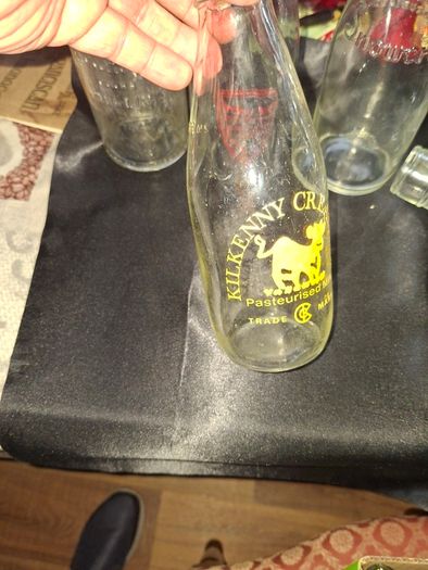 7 Antique Milk Bottles Kilkenny, Arboy and Dublin Price is for 1 only Postage or Collection,