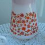 Vintage  1970s Arcopal France Milk Glass Jug and Cups Set Image 6