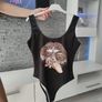 Swimsuit/ bodysuit  - lips pattern Image 4
