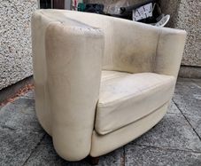 Leatherette Tub Chair