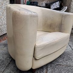 Leatherette Tub Chair