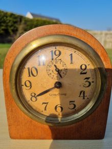 Vintage German Desk Alarm Clock