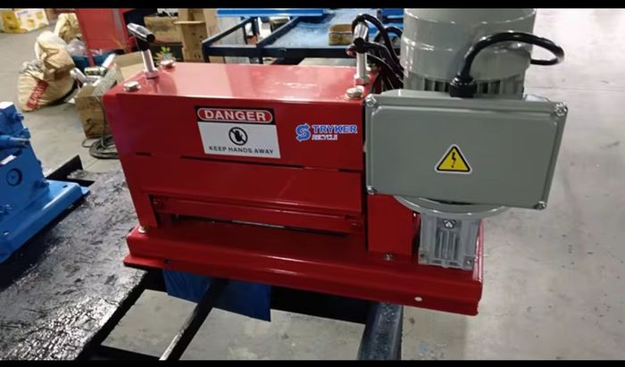 New  220v  Scrap Cable Stripping Machine 1mm-40mm, 10 Blades Wire Stripper Recycling Copper Cable Strippers