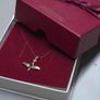 Vintage 9ct Gold Flying Bird Pendant Necklace | H. Samuel Box | Image 5