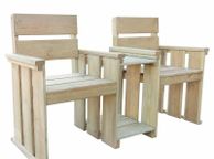 main image for ad 2 Seater Garden Bench 150 cm Impregnated Pinewood