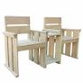 2 Seater Garden Bench 150 cm Impregnated Pinewood Image 5