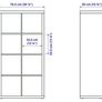 KALLAX Shelving unit - 1 x White and 1 Black Unit Image 2