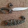 Collector's Dragon Design Knife with Sheath Image 3