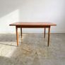 Danish Mid Century Teak Extending Dining Table & 4 Chairs Image 4