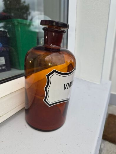 old laboratory  bottle