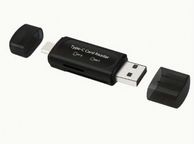 main image for ad 3213 Type C To Micro SD Card Reader | TF Memory Card Reader With USB C To USB Adapter Compatible With iPhone 15 Samsung Galaxy Huawei Xiaomi