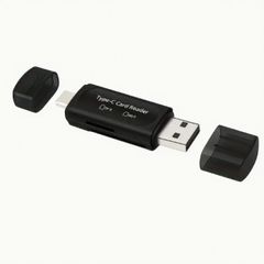 3213 Type C To Micro SD Card Reader | TF Memory Card Reader With USB C To USB Adapter Compatible With iPhone 15 Samsung Galaxy Huawei Xiaomi
