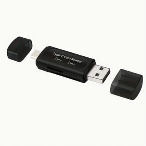 3213 Type C To Micro SD Card Reader | TF Memory Card Reader With USB C To USB Adapter Compatible With iPhone 15 Samsung Galaxy Huawei Xiaomi