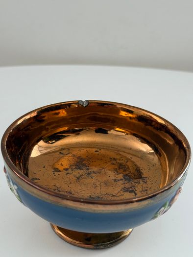 Antique Victorian Staffordshire Copper Lustreware Collection. 5 Pieces