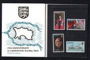 1970 Jersey 25th Anniversary of Liberation Commemorative Stamps Presentation pack