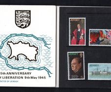 1970 Jersey 25th Anniversary of Liberation Commemorative Stamps Presentation pack