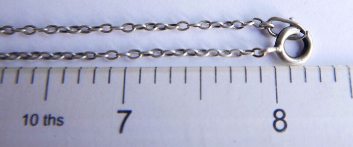 Vintage 925 Sterling Silver Cross Pendant with Heart Cutout on Chain