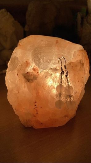 Handmade Rose Quartz Earrings