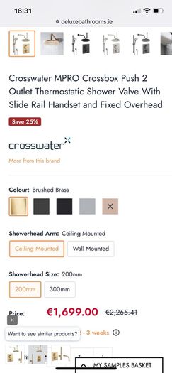 Crosswater MPro