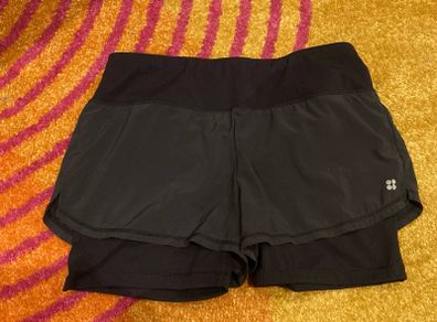 Sweaty Betty Run Exercise Shorts Black