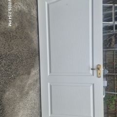 White interior door