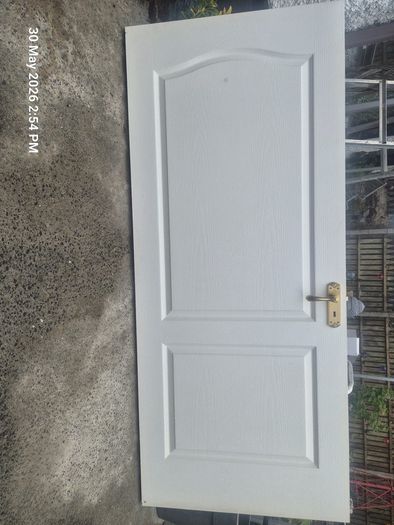 White interior door