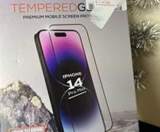 New Rock iPhone 14 pro max 9H Tempered Glass Premium Mobile Screen Edge To Edge Protector.