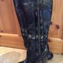 High Heel, Black Knee Boots Image 6